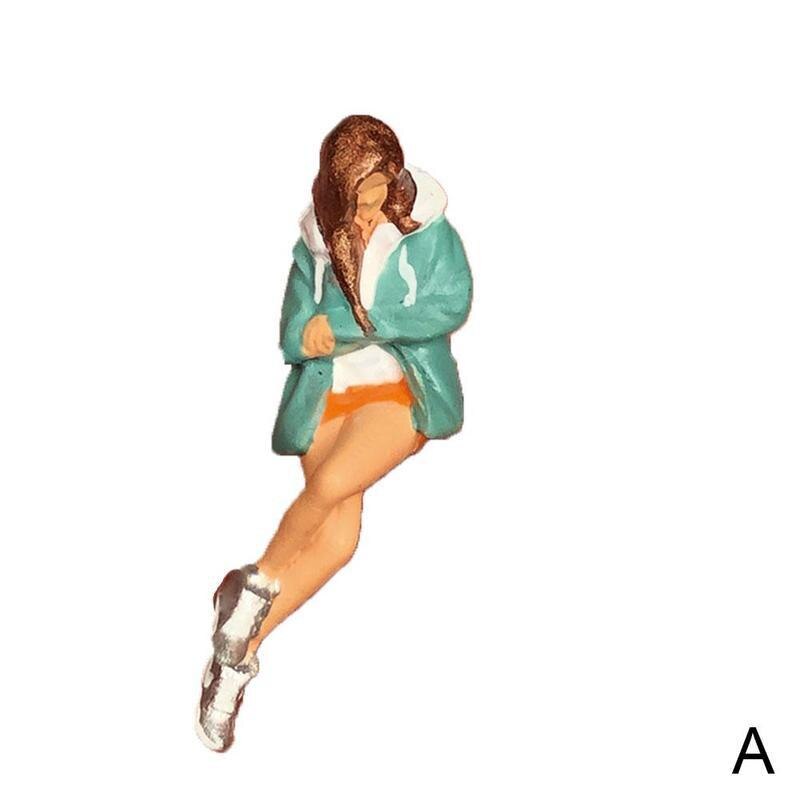 1pc Model lalki makro 1:64 wysokiej jakości modne ubrania dziewczyny lalki precyzyjne ręcznie robione lalki wykwintne i piękne: A