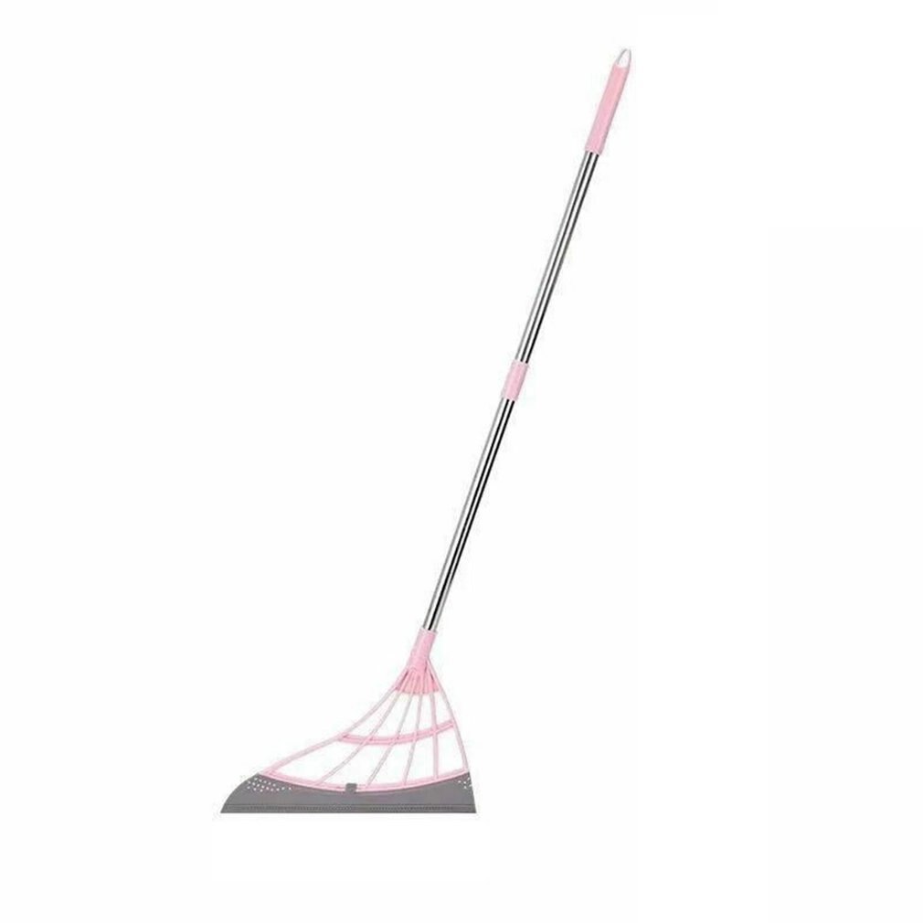 2-in-1 Sweeper Magic Broom Multifunctional Adjustable Wiping Sweeper Floor Squeegee Hair Remover Squeegee For Shower
