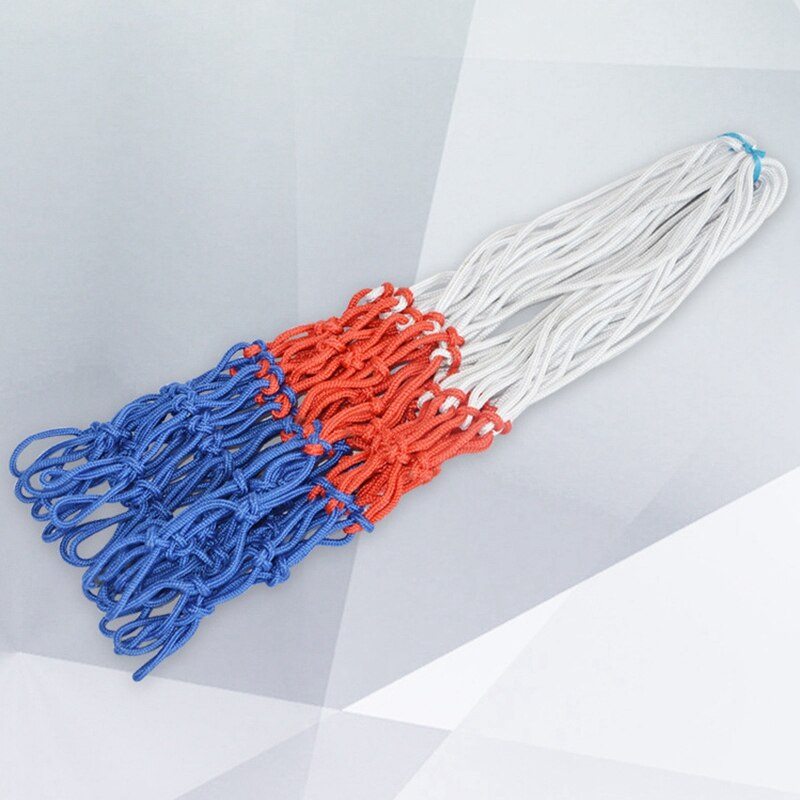 2Pcs Basketball Net Game Basketball Sport Nylon Hoop Goal Rim Mesh Net High Basketball Rim Mesh Net