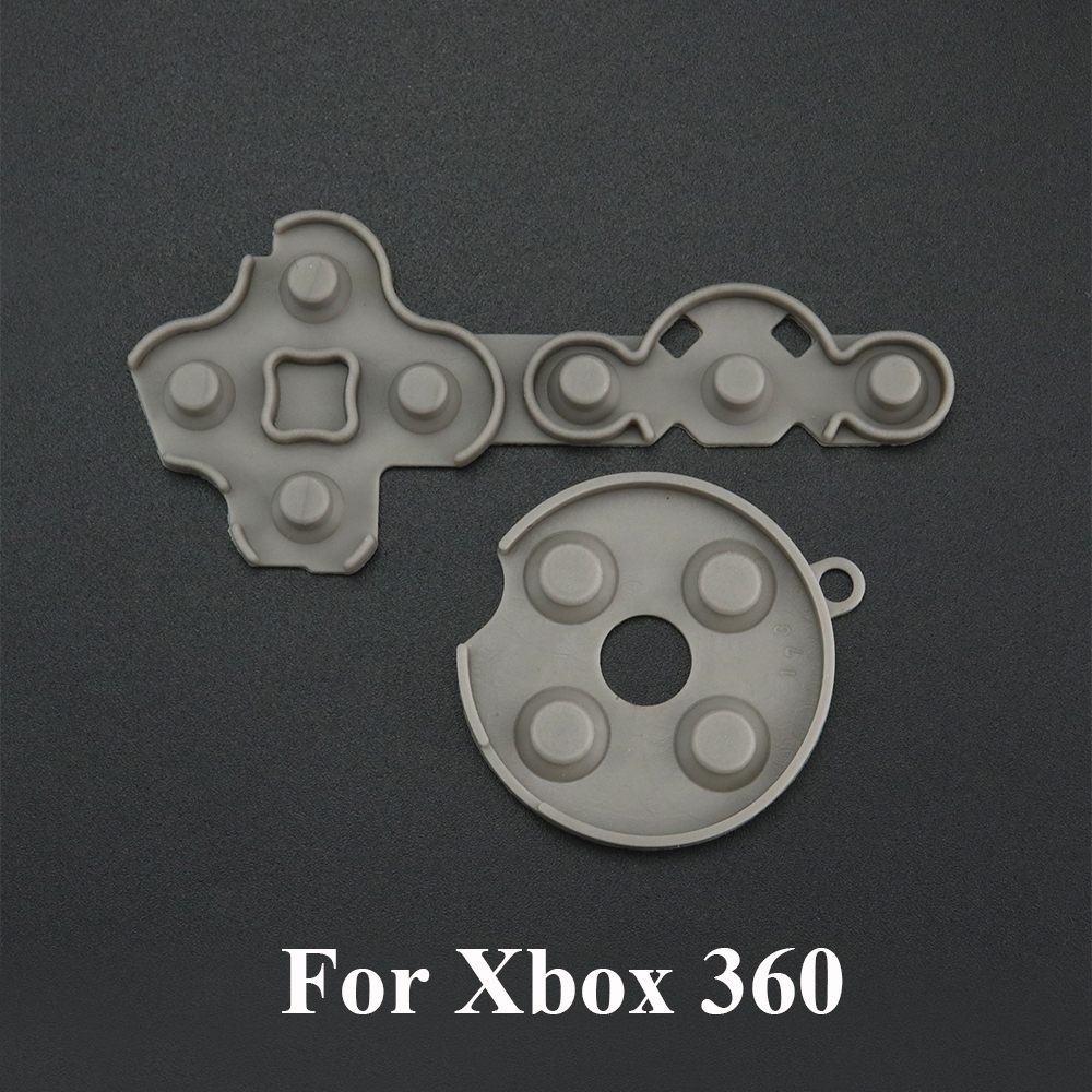 YuXi 2set Gummi Ersatz Silikon Leitfähigen Klebstoff Taste Pad tastaturen für Sony PS4 für PlayStation DualShock 4 Controller: For Xbox 360