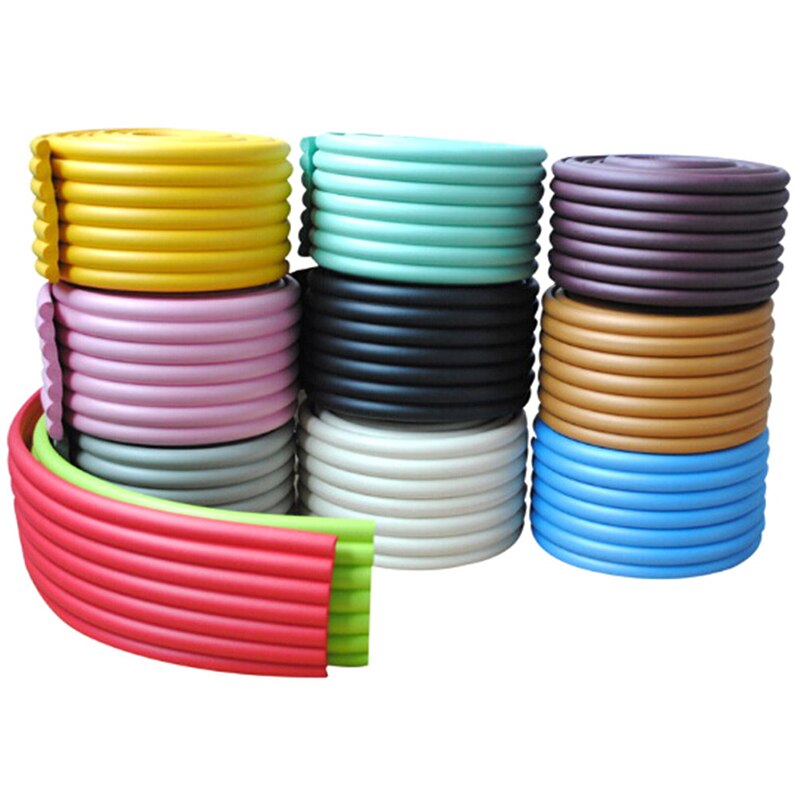 2M Kind Bescherming Tafel Guard Strip Kid Bescherming Corner Protector Baby Veiligheid Guards Edge Guards Effen Hoek Rubberen Bumper