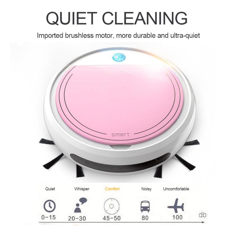 Rechargeable Auto Dust Cleaning Sweeper Robot Vacuum Cleaner Cleaning Robot Smart Sweeping Robot Dirt Dust Hair Cleaner