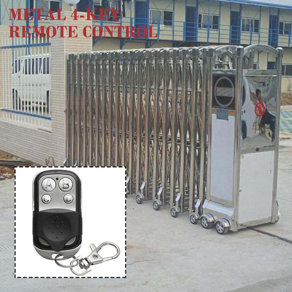 433Mhz Wireless Radio Frequency Remote Control Metal 4-Key Remote Control Ev1527 Learning Code Wireless Remote Control