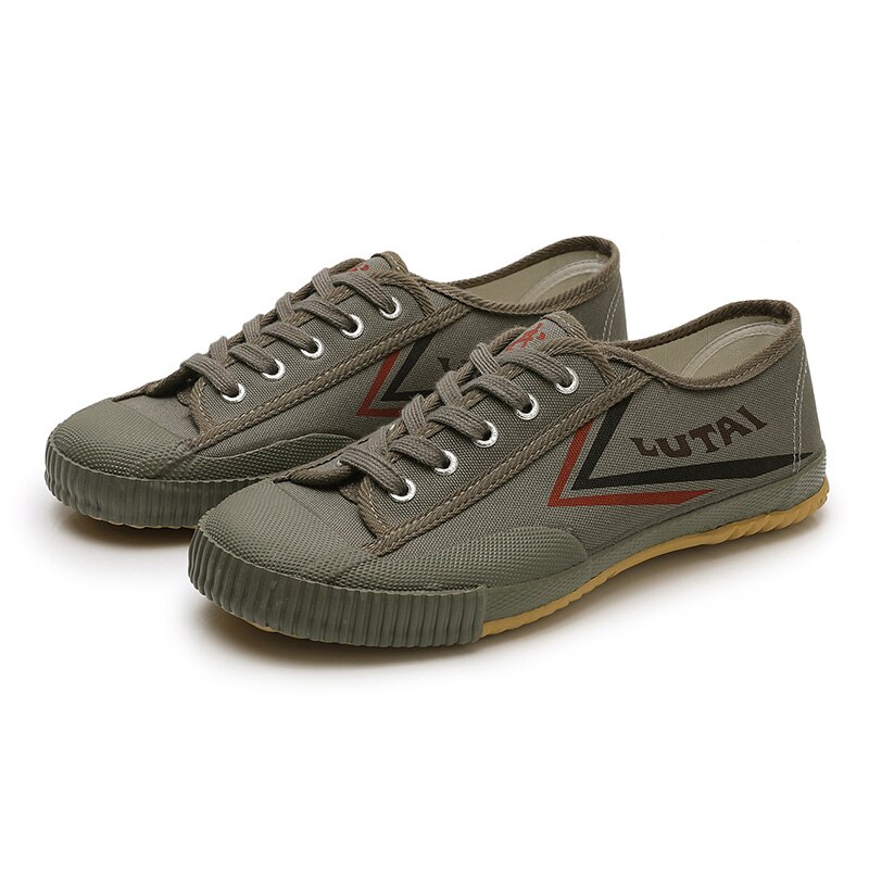 Ushine EU35-46 Canvas Kungfu Schoenen Martial Arts Taichi Taekwondo Wushu Karate Sport Schoenen Sneakers Schoenen Volwassen Big Size: green / 38