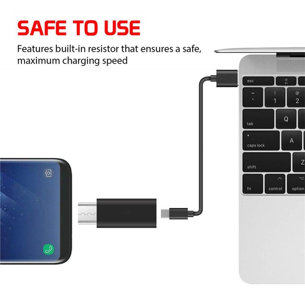 Typ-C Adapter USB C zu Micro USB Kabel Legierung Micro USB Stecker auf Typ C Weibliche Adapter Konverter anschluss für Telefon Tablet