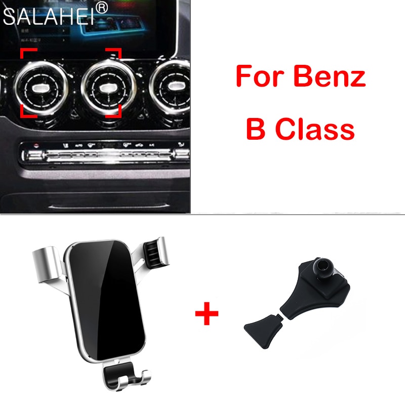 Beautiful Car Phone Holder For Mercedes Benz B Class W246 W242 B180 B200 B250 Air outlet Snap-type GPS Bracket Stand