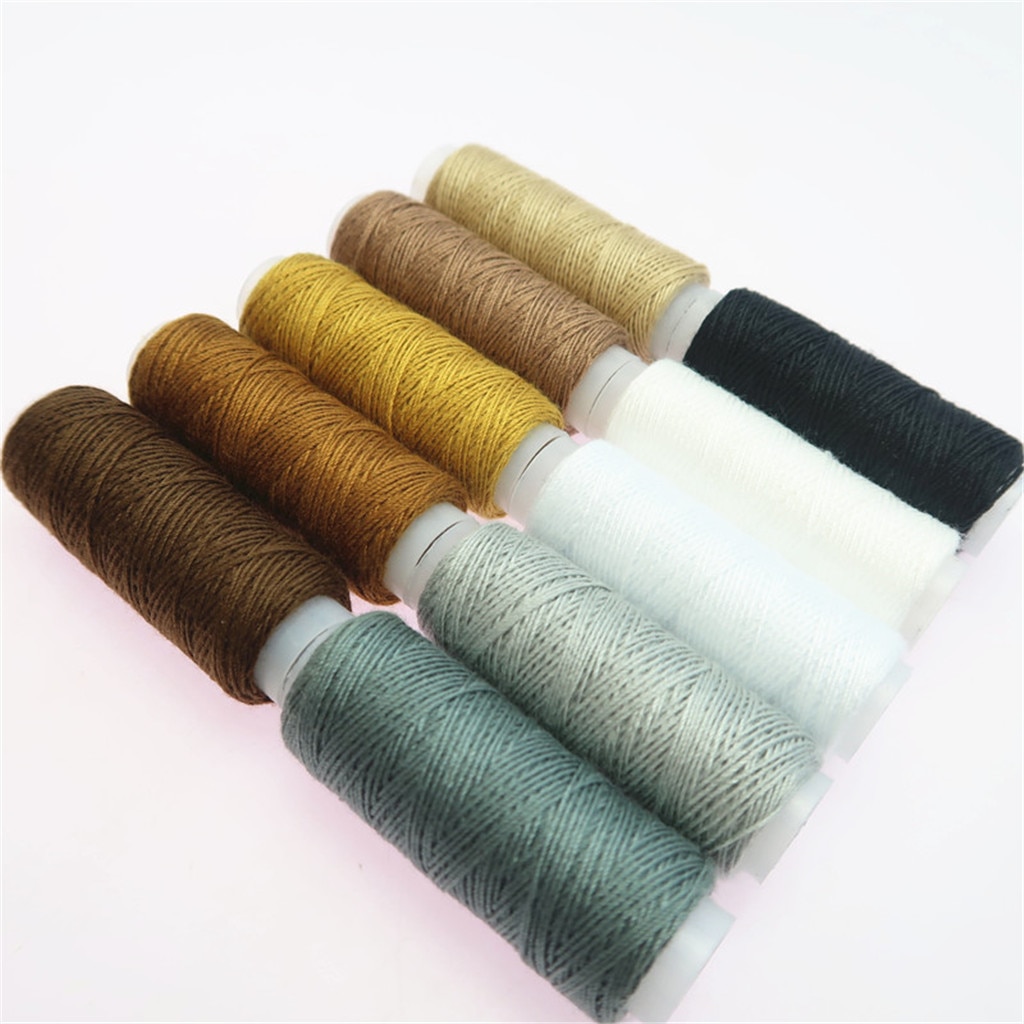 10 stuks diverse kleuren huishoudmachine polyester garen naaiaccessoires