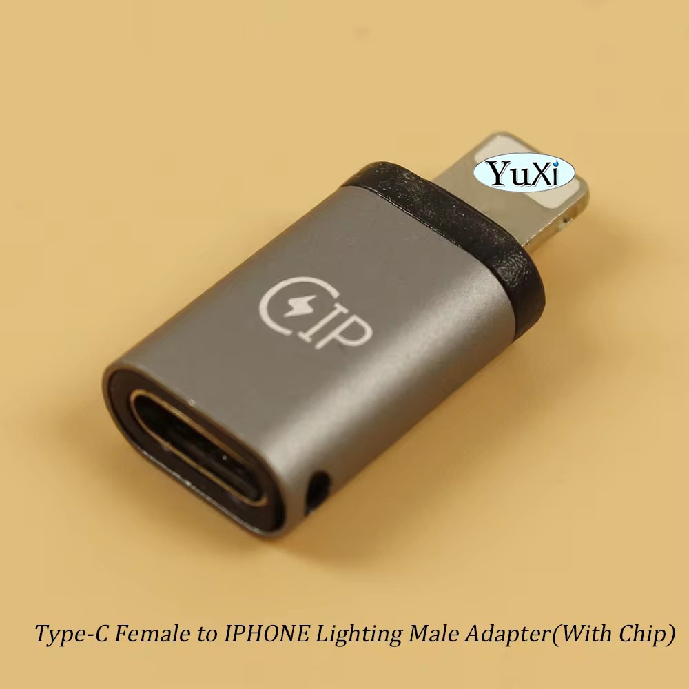 1PC Buchse zu Typ C Stecker Kabel Adapter Schnell Ladung Adapter Multifunktion kabel konverter für iPhone Typ C iOS Adapter: Gold