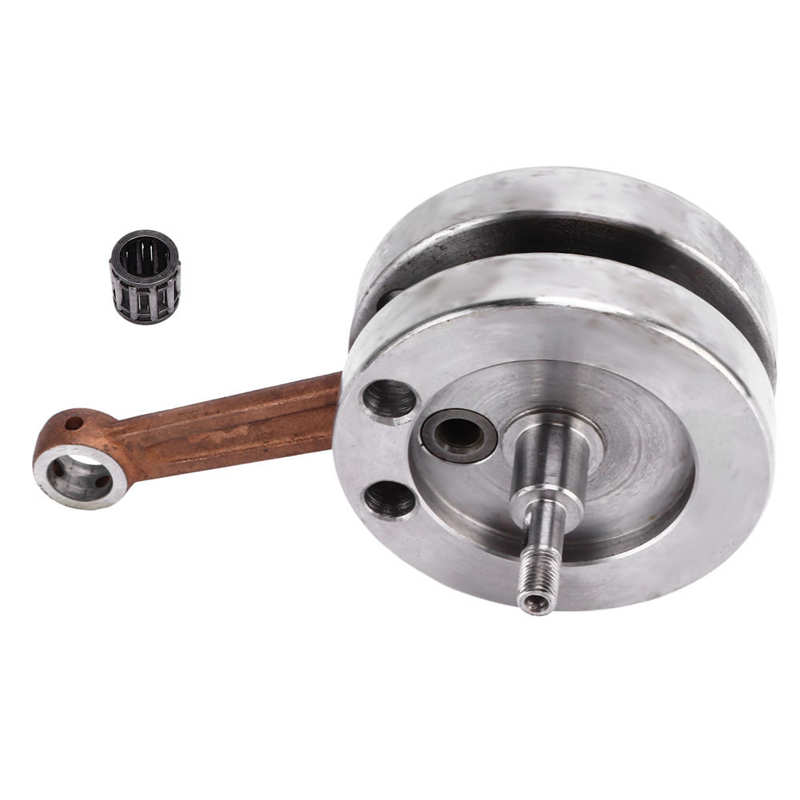 Crankshaft Crank Pin Bearing Set Crankshaft Assembly Steel Alloy for 80cc 2 Stroke Engine Motorized Bicycle Bike