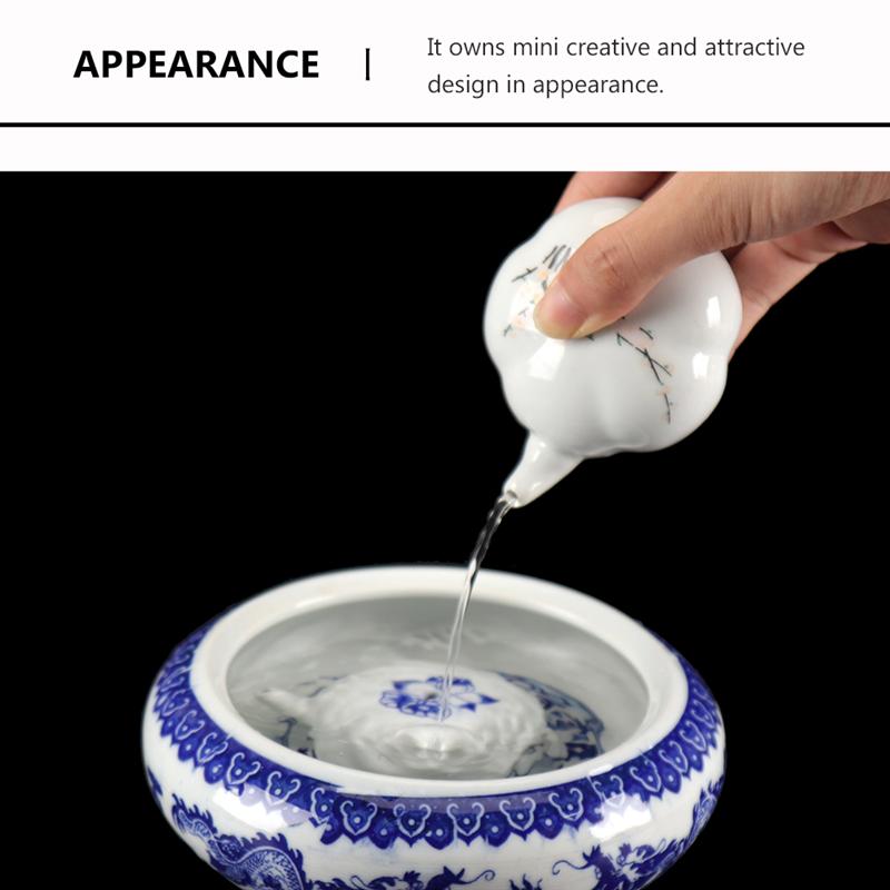 1PC Durable Porcelain Water Dropper Ink Water Container for Calligraphy and Painting