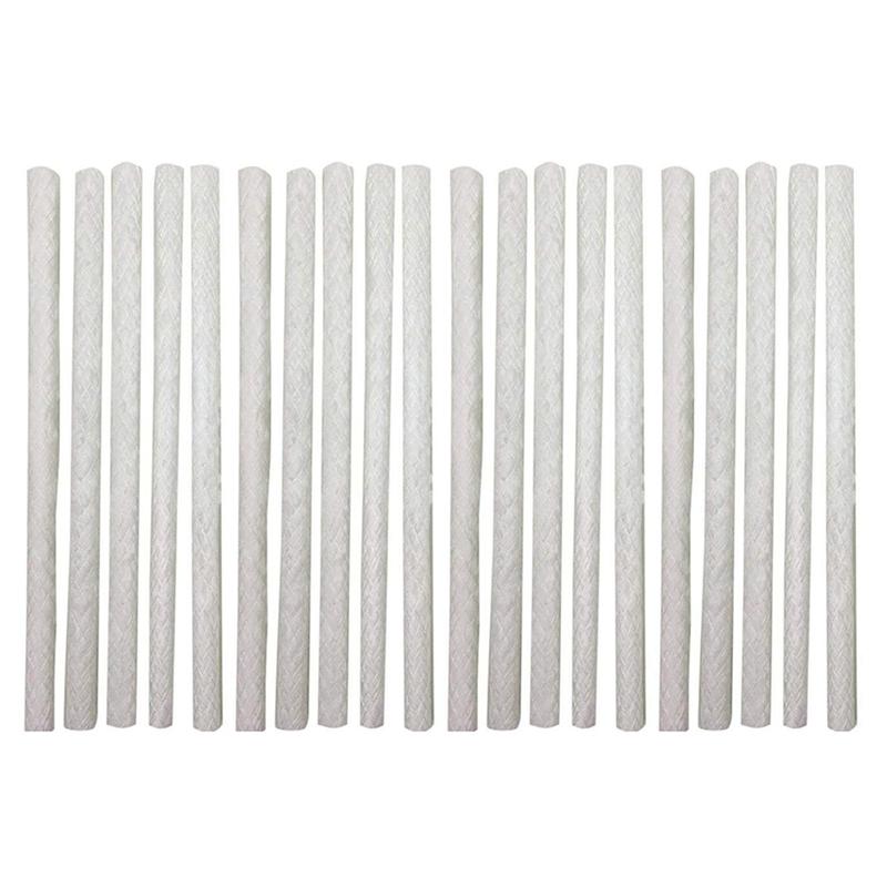 24 stk udendørs glasfiber væger olielampe væge vinflaske væger lightening fakkel væger til gård butik camping: 1.27 x 25cm