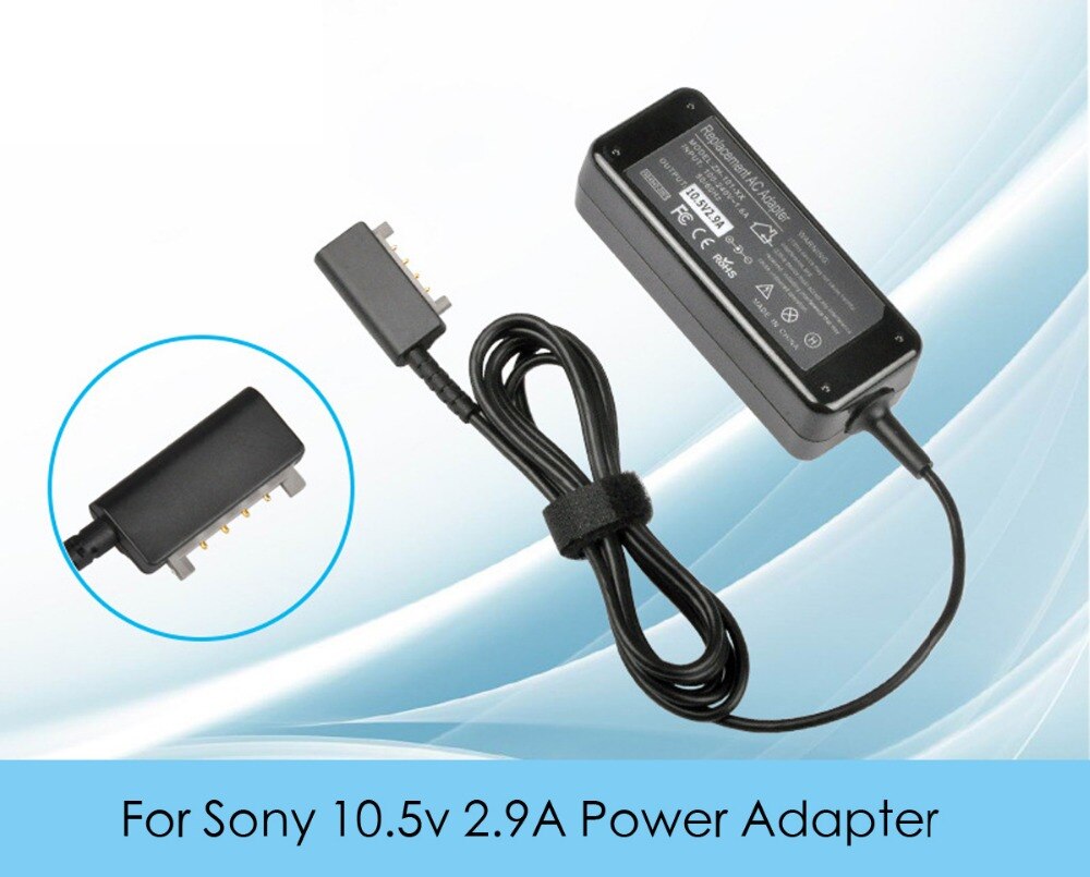 Caricatore del computer portatile dell&#39;alimentazione elettrica dell&#39;adattatore di ca 10.5V 2.9A 30W per Sony Xperia SGPT111 SGPT112 SGPT113 SGPT114 ADP-30KH SGPAC10V2