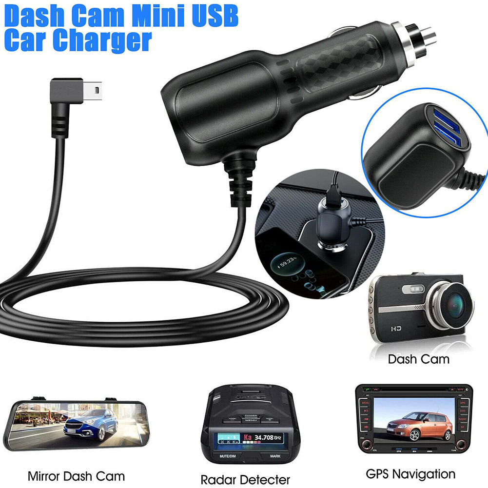 3- tipos de cabo de carregamento dash cam carregador de carro mini cabo usb micro usb fonte de alimentação 12-24v carregador de carro para câmera dvr gps