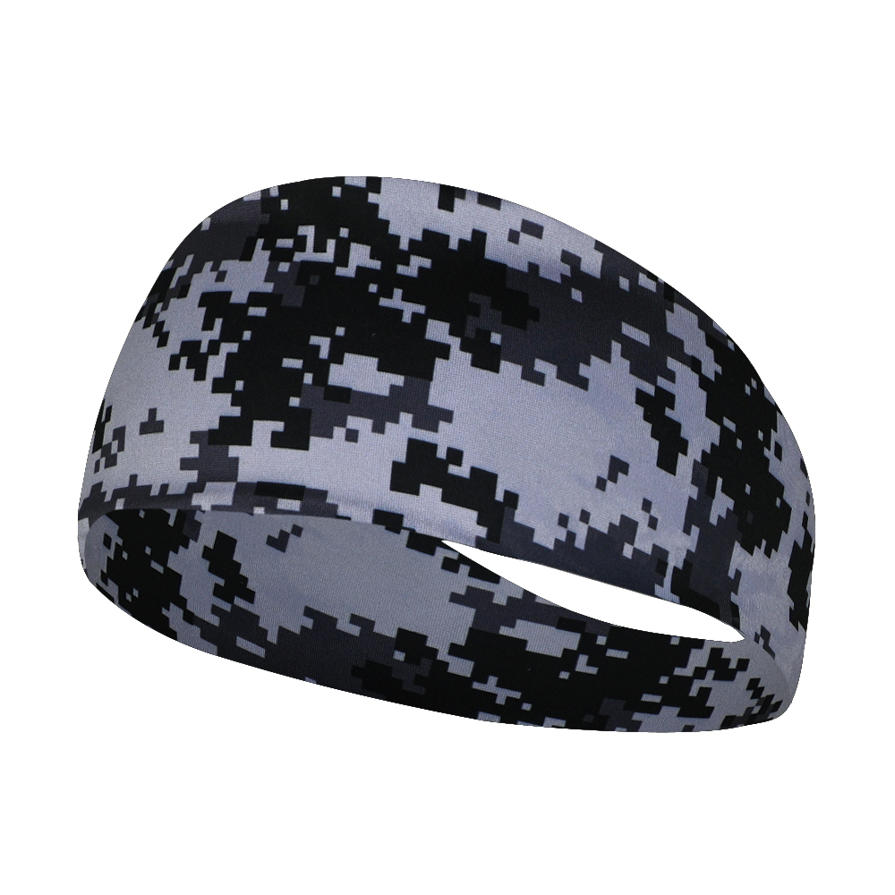 Jongens Meisjes Hoofdbanden Kids Sport Zweetbandjes Camo Elastische Atletische Wicking Haarbanden Voetbal Voetbal Workout Hardlopen Headwrap