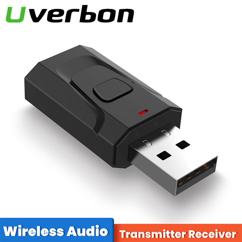 5.0 Ontvanger En Zender Met Microfoon Bluetooth Audio Receiver Voor Hoofdtelefoon Tv 3.5 Aux Jack Stereo Muziek Adapter