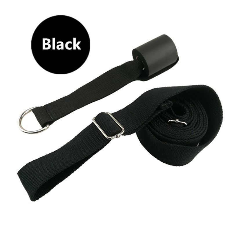 A0ND Door Flexibility &amp; Stretching Leg Strap Ballet Dance Gymnastics Leg Stretcher: Black