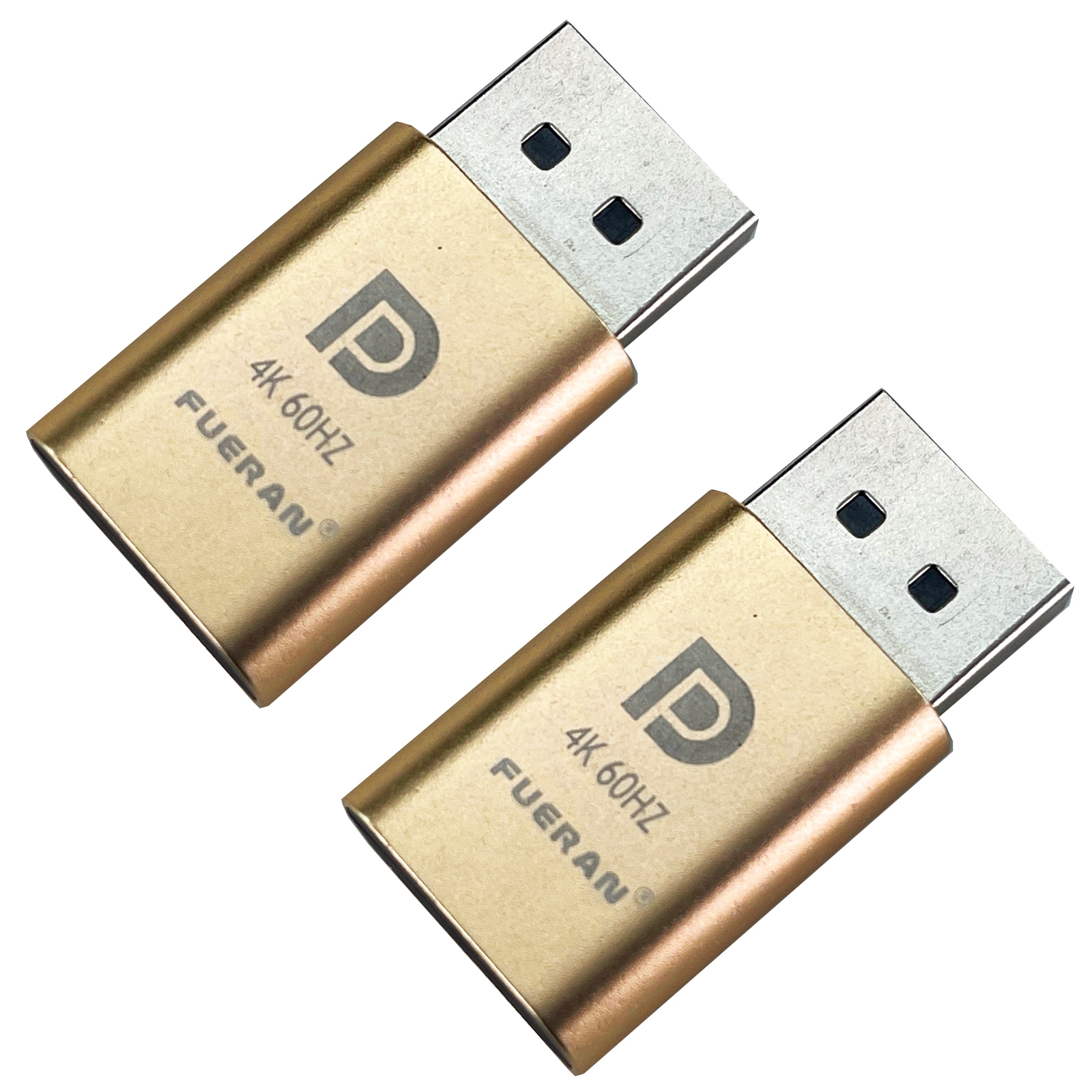 DP - DisplayPort Display Emulator EDID Emulator Plug 2K (fit Headless 2560x1600@30Hz) 4K 4096x2160@60Hz Display Port Dummy Plug: Beige