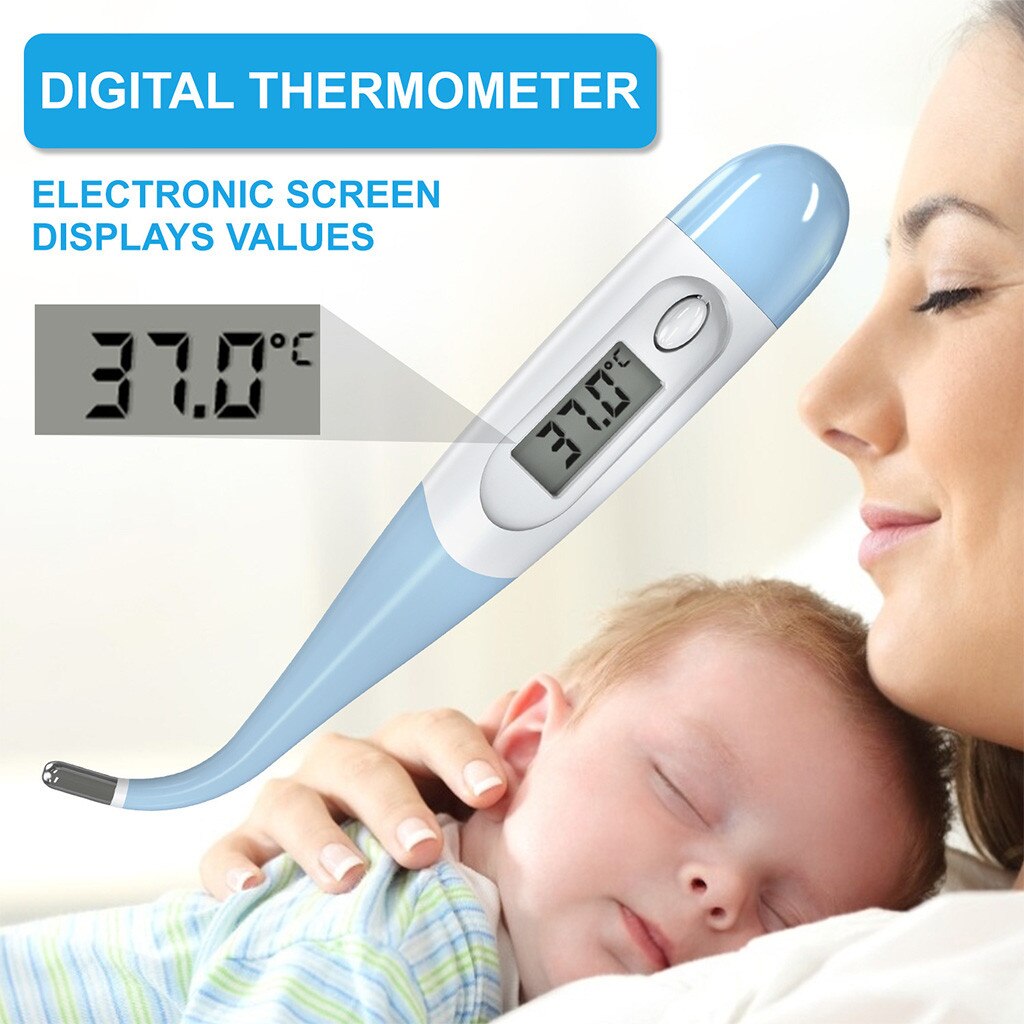 Zachte Hoofd Baby Volwassen Huishoudelijke Elektronische Digitale Thermometer Baby Kind Volwassen Body Digital Lcd Temperatuur Meting #35