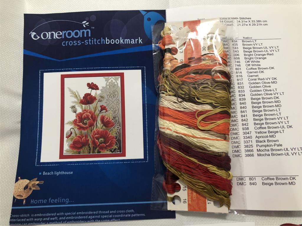 JI COTTON threads Lovely Counted Cross Stitch Kit Spring Summer Autumn Winter Time Sampler janlynn Four Seasons Season