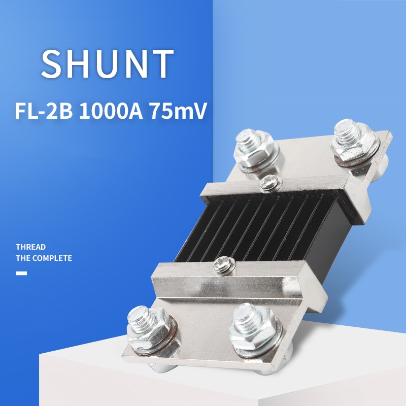External Shunt FL-2B 1000A/75mV Current Meter Shunt resistor For digital ammeter amp voltmeter wattmeter