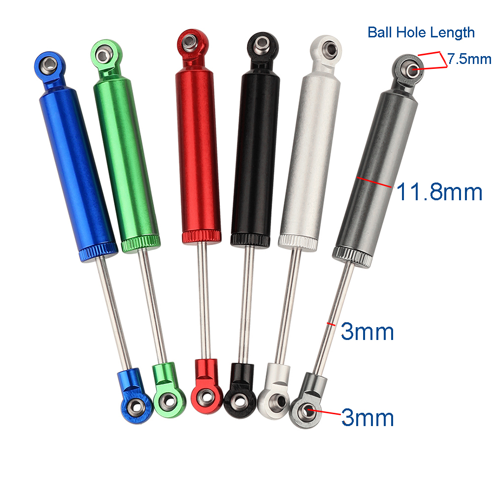 Amortisseur à ressort intégré pour voiture RC, 70/80/90/100/110mm, pour chenille axiale 1/10 RC SCX10 II RBX10 Wraith TRX4 Redcat, 4 pièces
