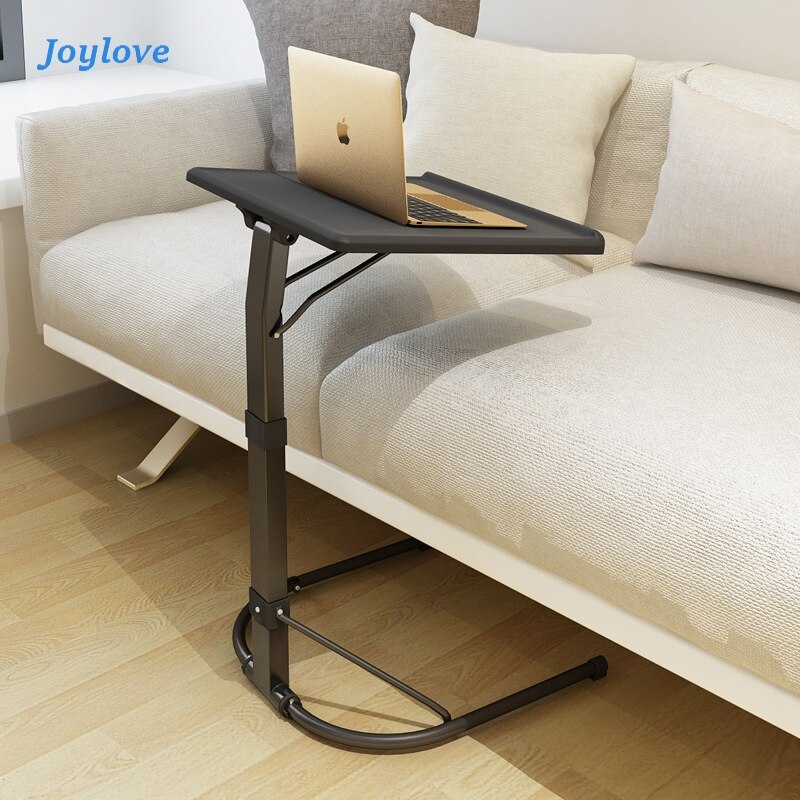 JOYLOVE Foldable Computer Table Adjustable Portable Folding Lift Laptop Desk Rotate Laptop Bed Table 43*43CM