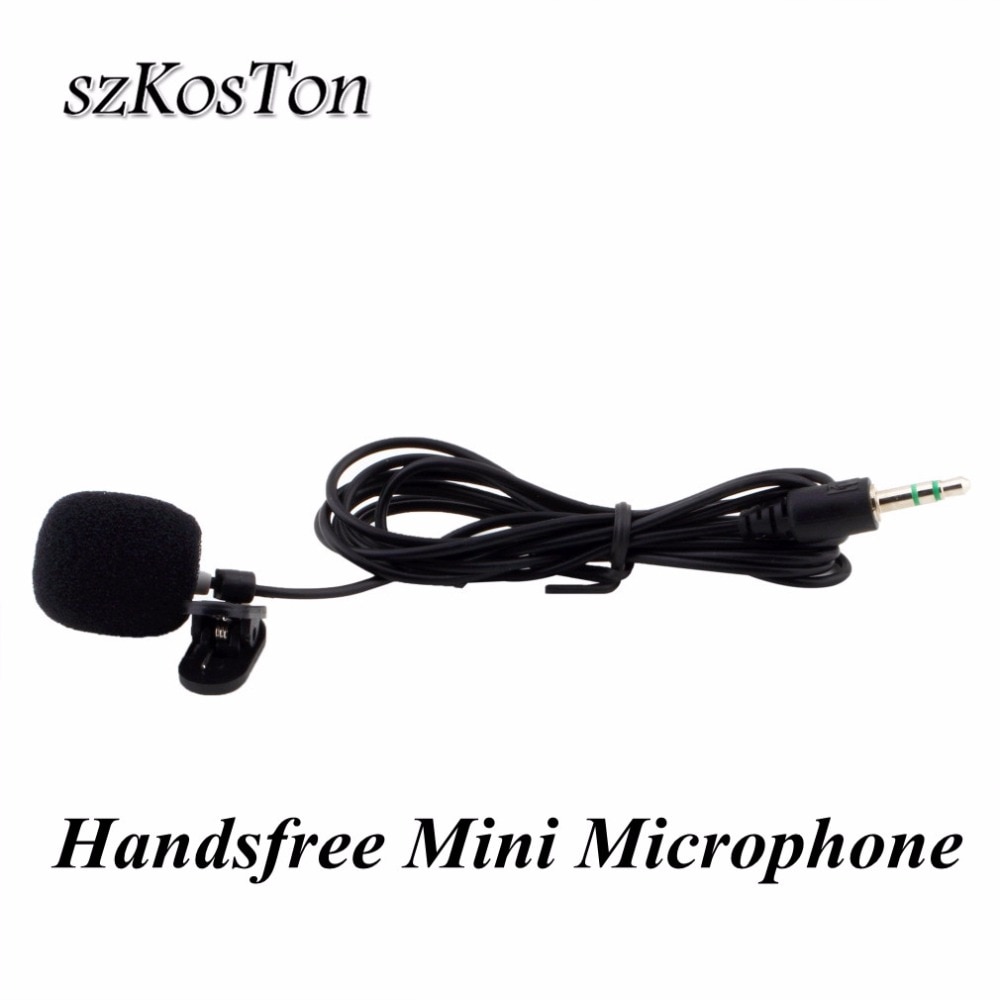 Micro-casque externe à 3.5mm mini-portables, microphone mains libres à pince, microphone cravate pour ordinateur portable pour l'enseignement de la parole