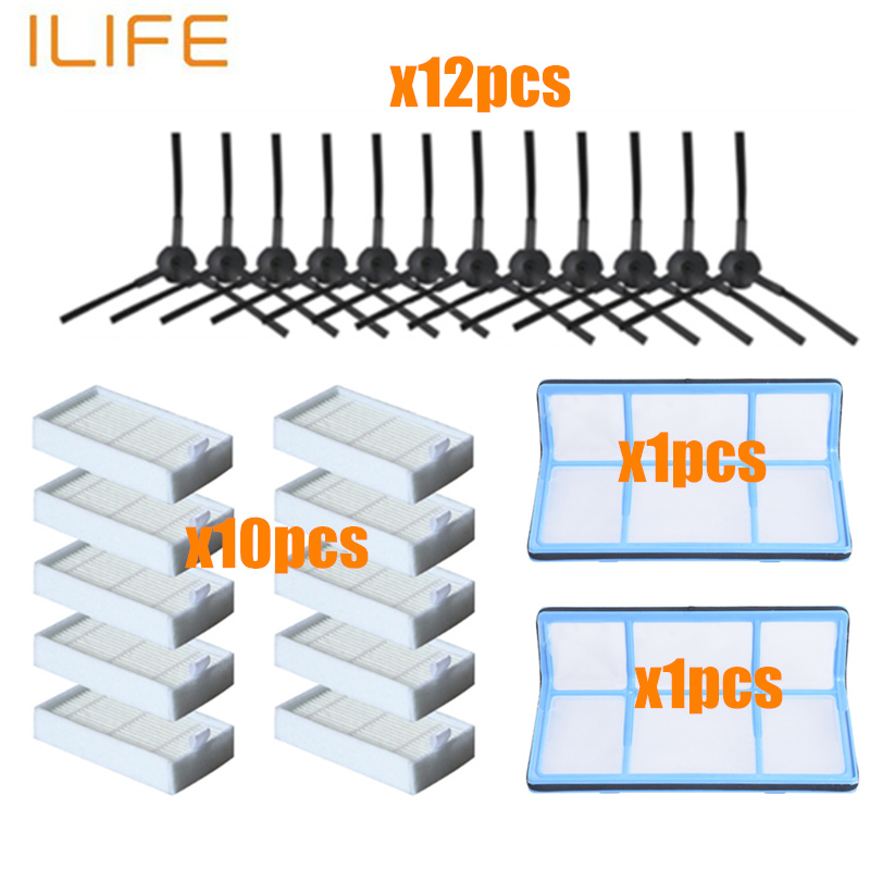 Filtro principal para cepillo de aspiradora, para ilife v1 v5 v5s V3 V3s v5pro ilife V50 V55 x5 v5s pro, piezas de robot aspirador