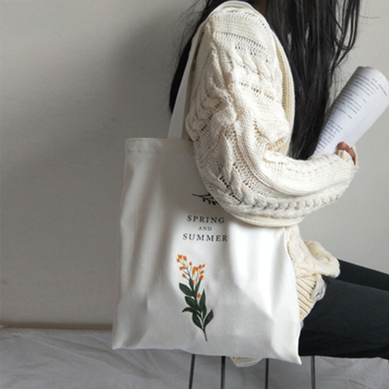 Sac à bandoulière pour femmes, sac en toile à imprimé floral, fermeture éclair pour téléphone portable voyage B5: Default Title
