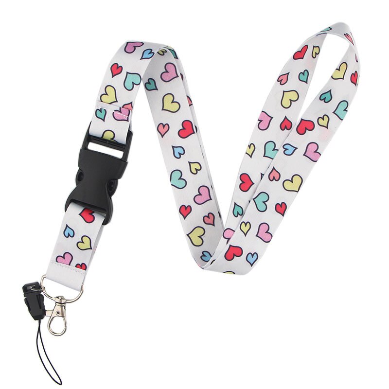 Kleurrijke Regenboog Liefde Lanyards Cool Neck Strap Omboordsels Linten Telefoon Keys Id Kaarthouder Lanyard Voor Sleutels Diy Hang Touwen: 2