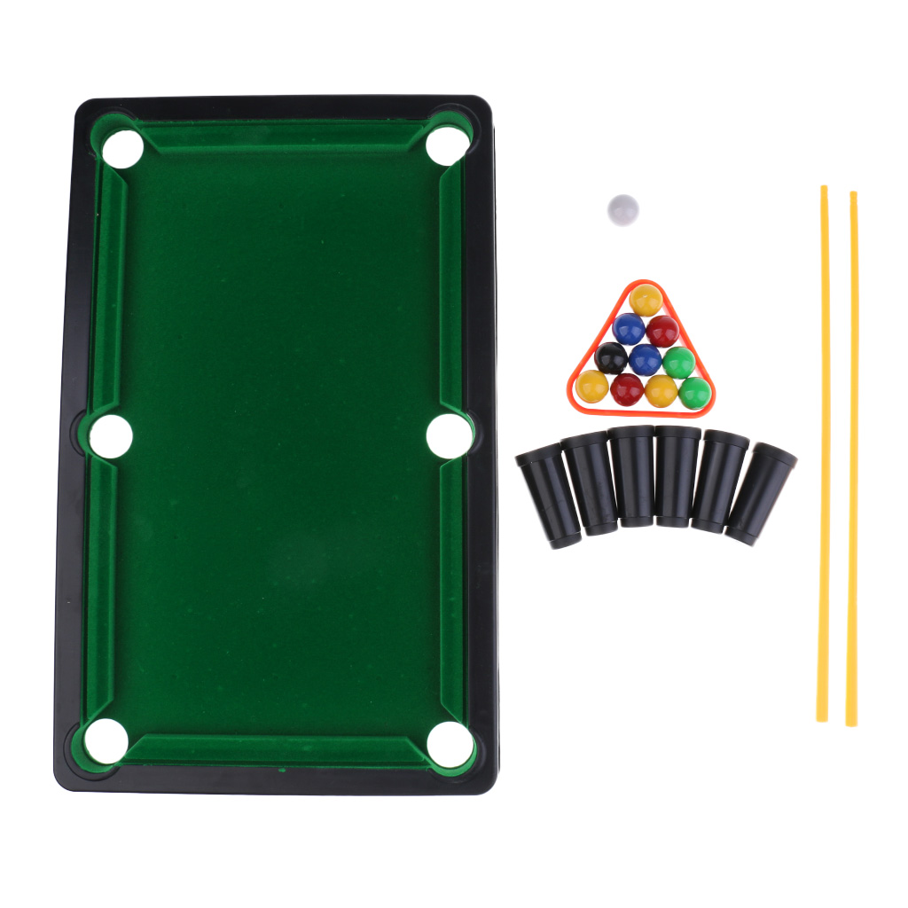 Leichte Mini Tabletop Pool Tisch Set Billard Spielzeug Snooker Spiel Desktop für Kind Kinder Geeignet für Indoor und Outdoor