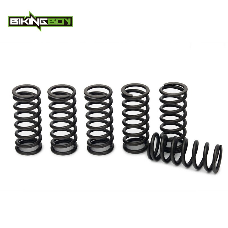 Bikingboy 8 Clutch Wrijving Platen + 7 Staal Separator Platen + 6 Springs Klx 450 R 08 09 KX450F 06-18 17 16 15 14 13 12 11 10: 6 pc Springs