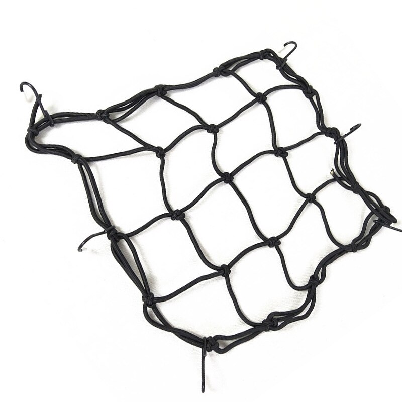Filet de réservoir de carburant noir pour 1pc motos, porte-casques, rangement de bagages 30 x 30cm