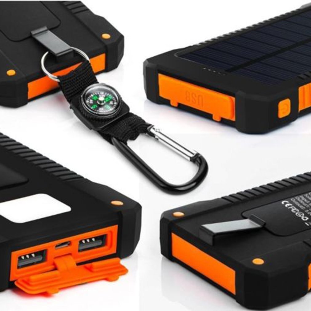 30000 mah bærbar ekstern soloplader til batteri oplader batterier rejse backup batteristrøm til iphone  x 6 7 8 plus