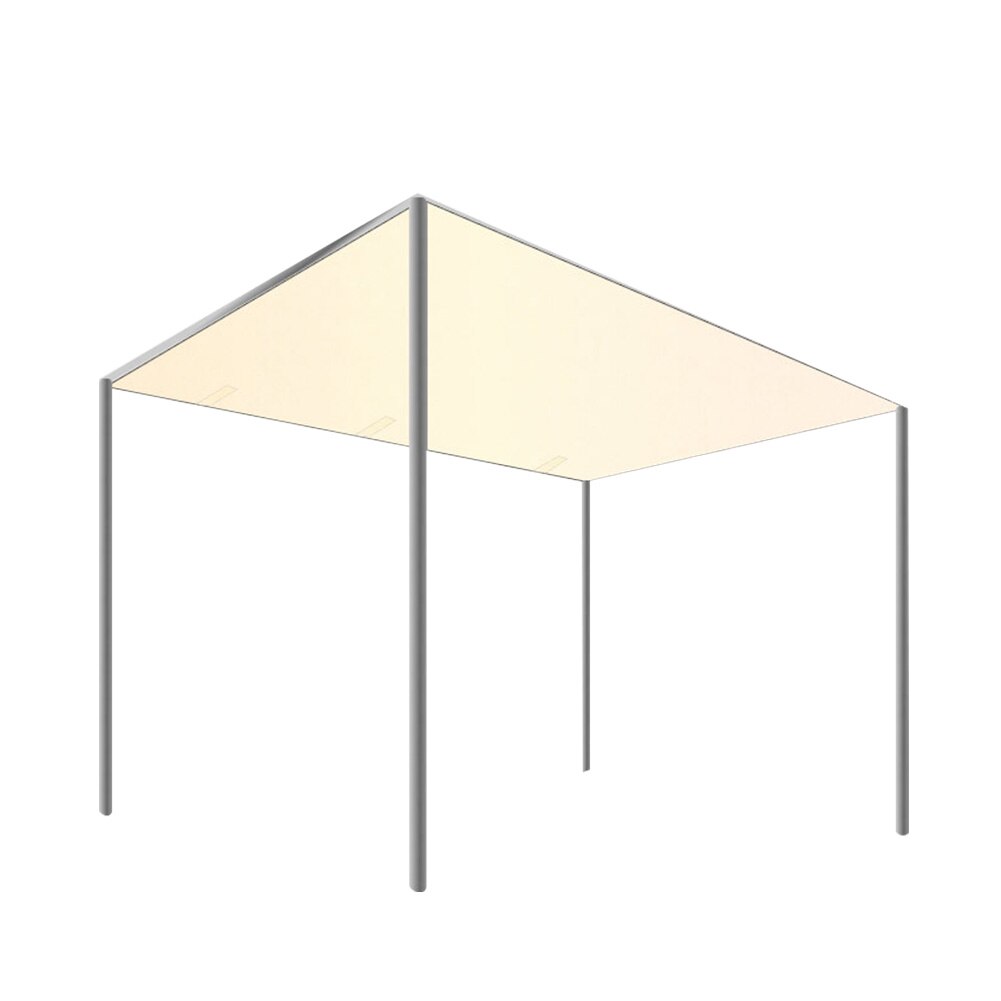 Baggård slidstærk uv blok udendørs terrasse solskærm sejl have skygge vandtæt markise pergola pyntede polyester græsplæne