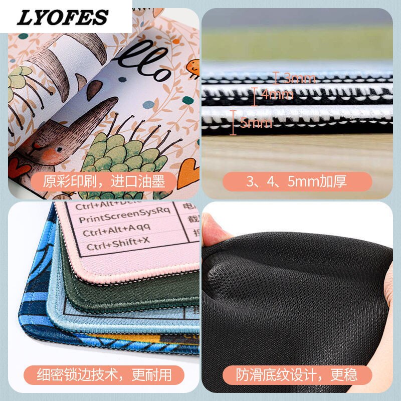 Kawaii Desk Pad Writing Desk Mats Gaming Mouse Pad Large XL 80*30cm Laptop Mouse Mat for Office Home Computer Keyboard