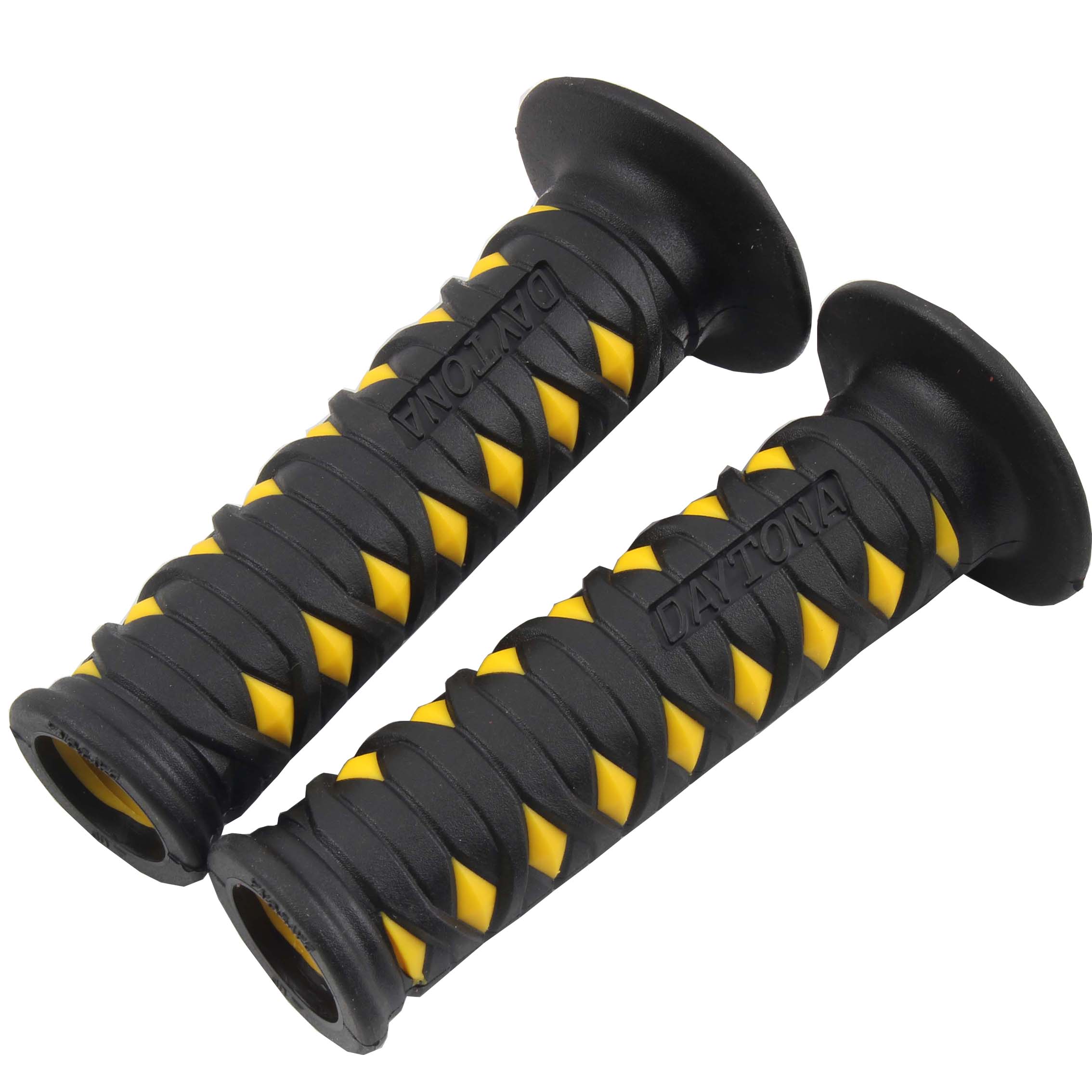 Motorcycle 22mm universal Handlebar Grip DAYTONA Dirt Pit Bike Motocross 7/8" Rubber Gel Hand Grips Brake Hands Handle Grip: Gold