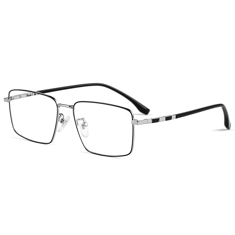 Montura de gafas de titanio puro para hombre, gafas graduadas de , a la , estilo de negocios, T8635T