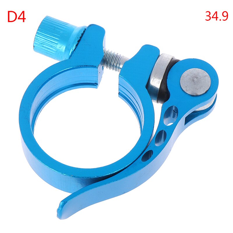 NEUE 25,4-34,9mm Aluminium Bike Fahrrad Sattelstütze Clamp Quick Release Sitz Post: D4