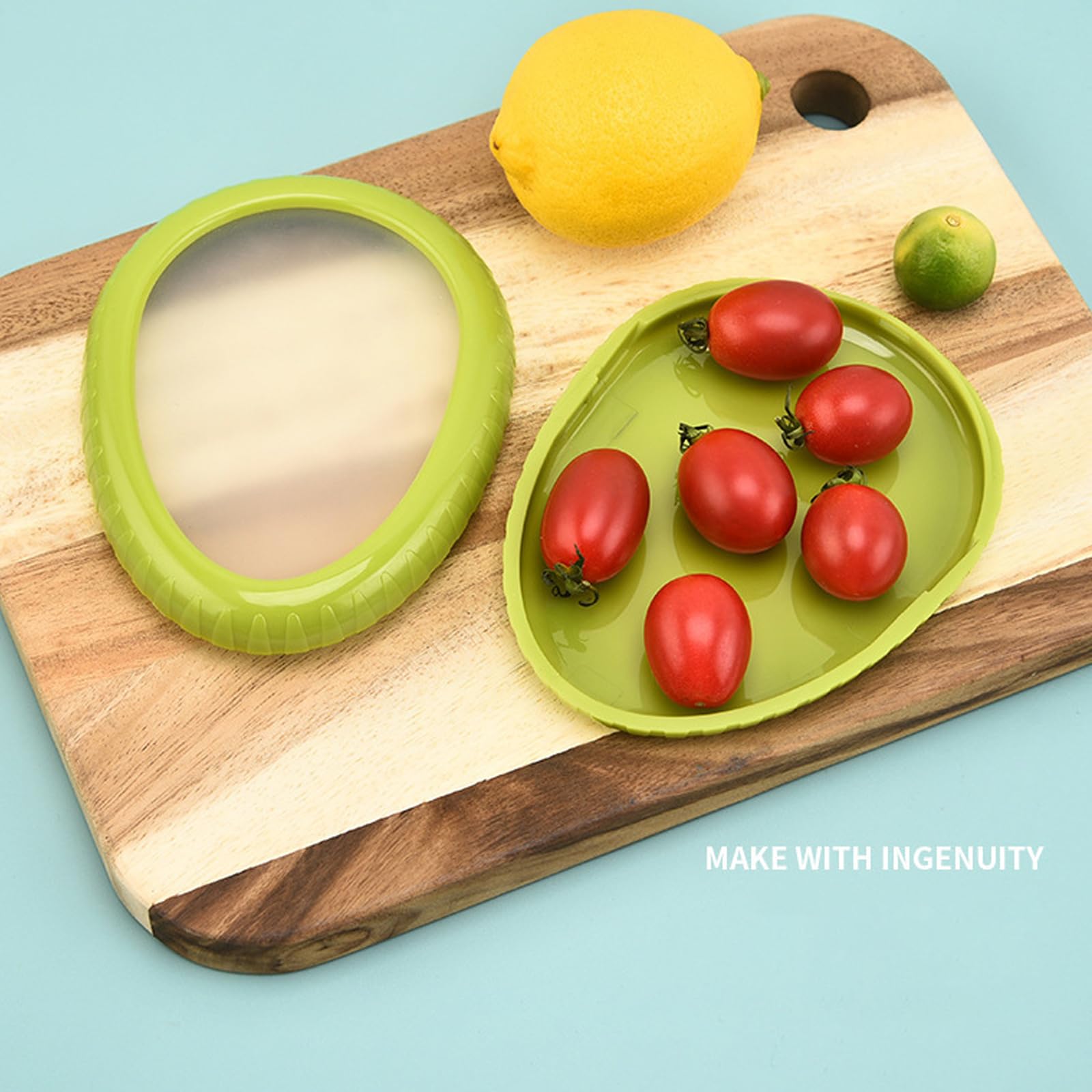 Förvaringsorganisatör för avokado, förvaringslåda för frukt i silikon, förvaringslåda för antioxidanter för frukt och grönsaker, återanvändbar förvaring av avokado