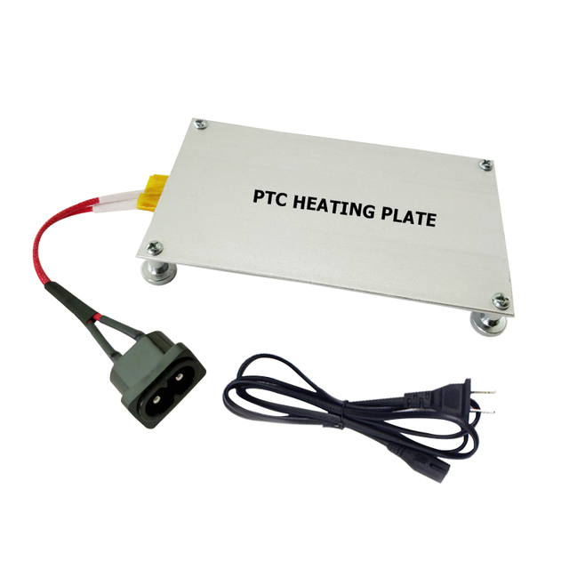 Plaque chauffante en aluminium 550W, plaque de soudage, chauffage LED, réparation BGA, démolition de puces, Thermostat 240-260 ℃: EU Plug