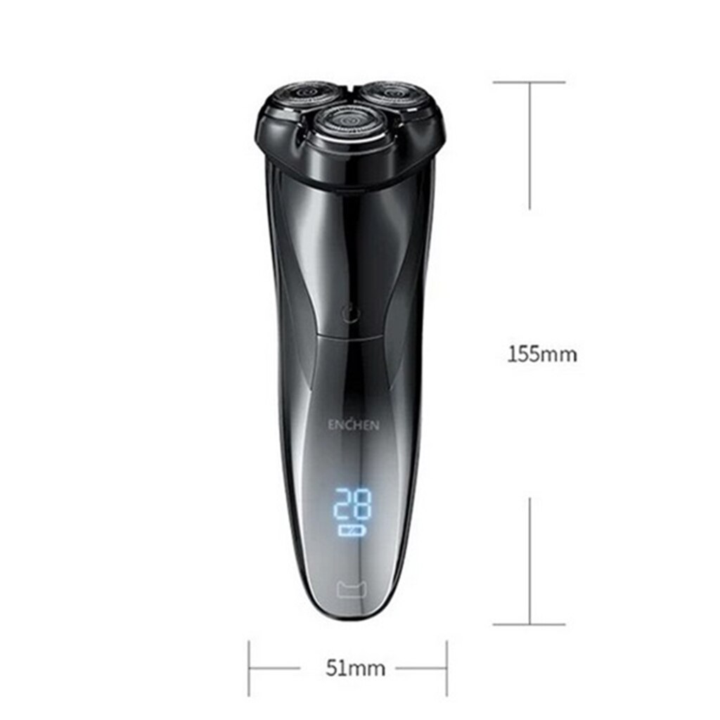 Enchen Male Face Shaver Flex Razor 3D Electric Shaver Men Washable USB Rechargeable Shaving Beard Machine Barbeador