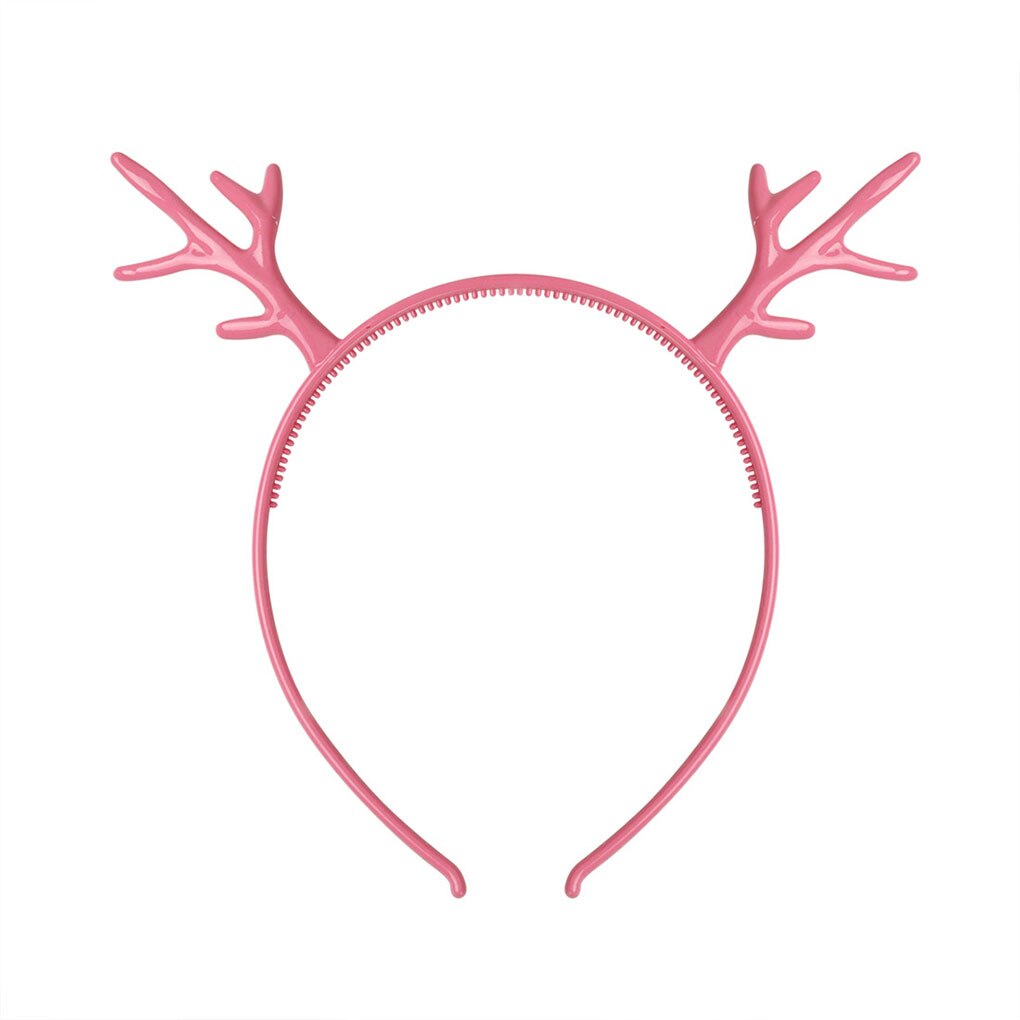 12 Teile/satz freundlicher Mädchen Elch Geweih Mädchen Stirnband Party Weihnachten Hochzeit Kopfschmuck Hirsch Haar Reifen Zufällige Farbe