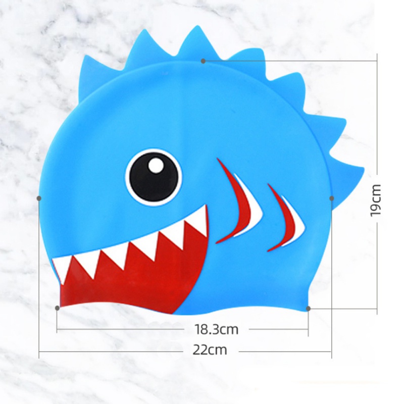 freundlicher Schwimmen Kappen Jungen Mädchen Silikon Schwimmen Schwimmbad Kappe Wasserdichte Ohr Schützen freundlicher Karikatur Tauchen Hütte für Wasser Sport: D