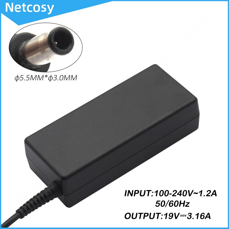 60W 19V 3.15A Ac Adapter Laptop Oplader Voor Samsung NP300E4C NP300E4E NP300E5A NP300E5C NP300E5E NP300V5A NP305E5A NP305E7A