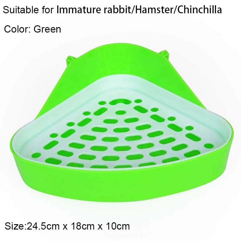 Bac à litière d'angle pour animaux domestiques, pour Hamster, chat, lapin, nettoyage, intérieur, formation pour petits animaux: 10