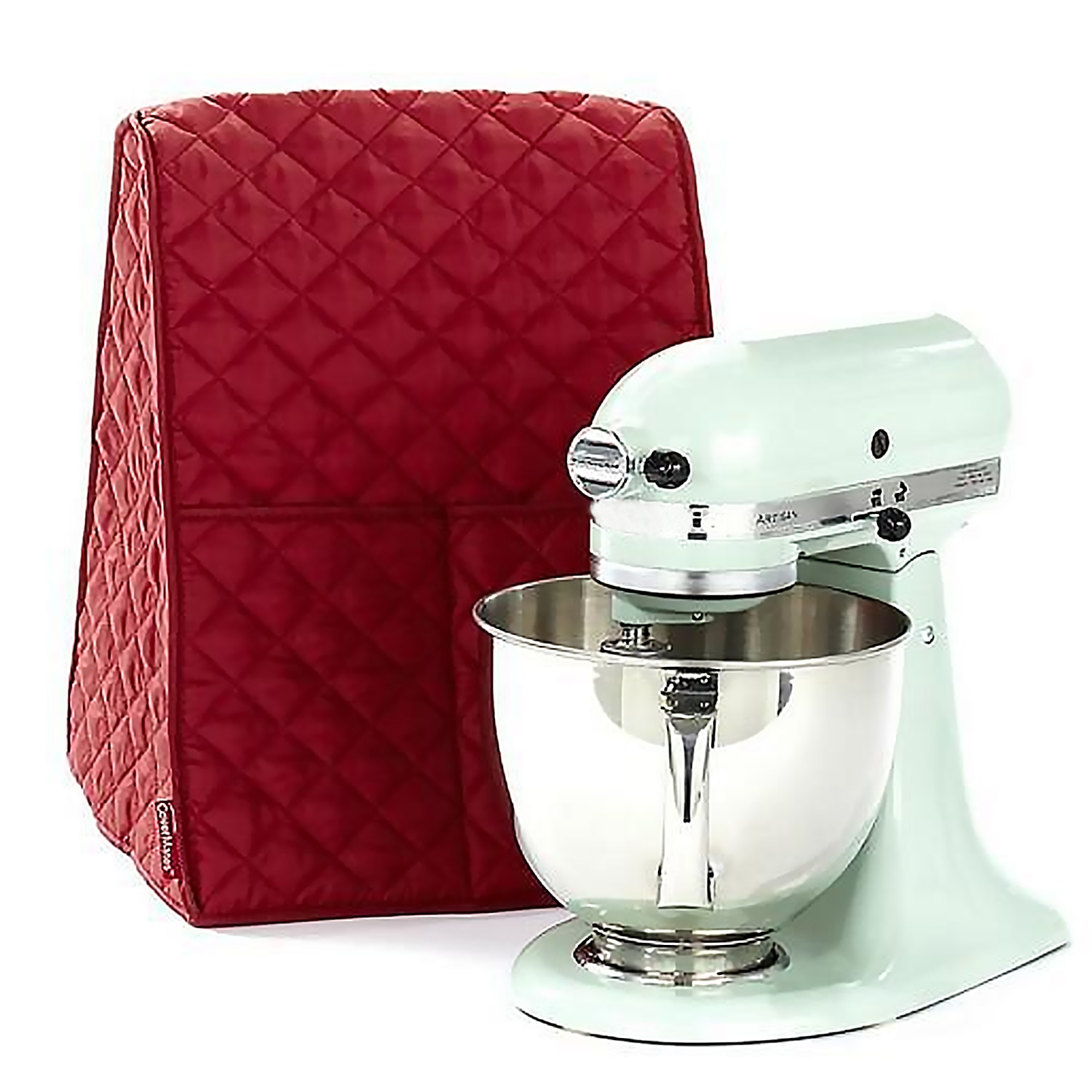 Household Dustproof Protective Dust Cover Clean with 2 Front Pockets for Kitchenaid Stand Mixer Home Apartment Restaurant Office