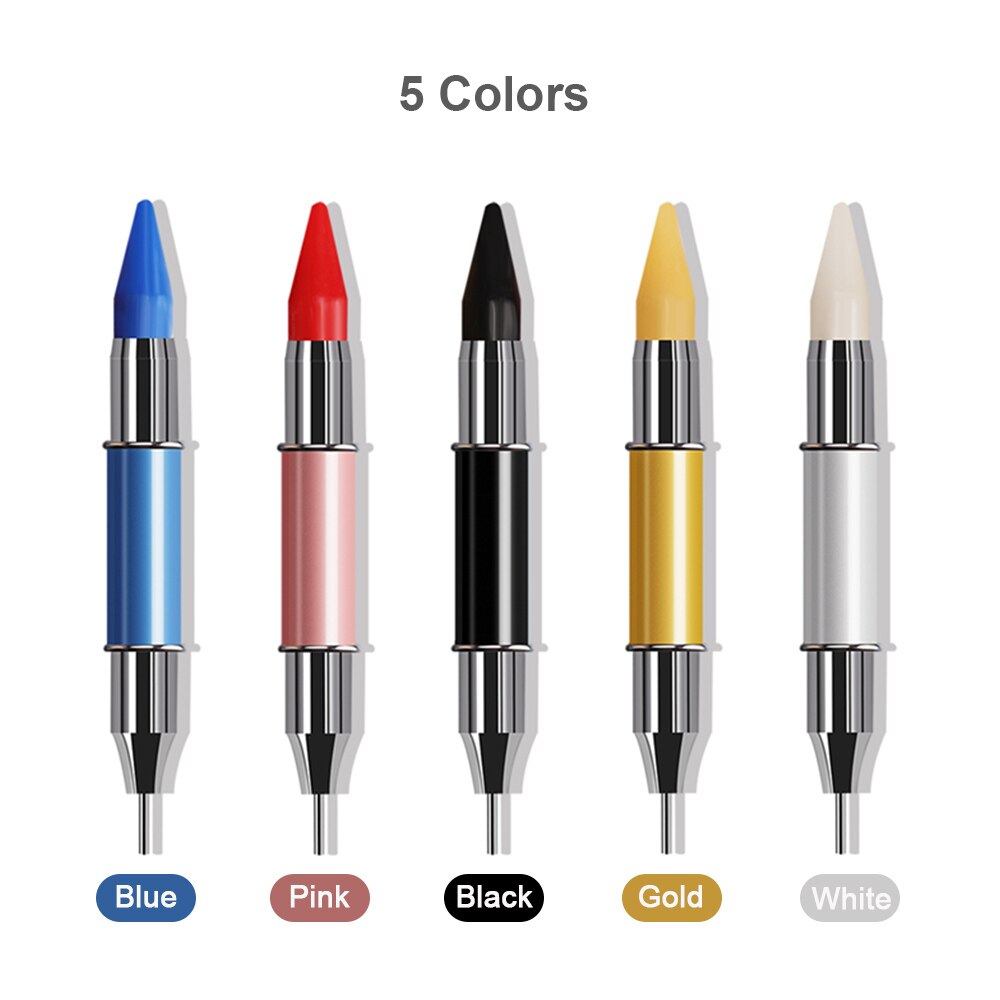 Nail art dotting pen dubbelzijdige tekenlak penseel pen dotting tools voor nail art schilderen