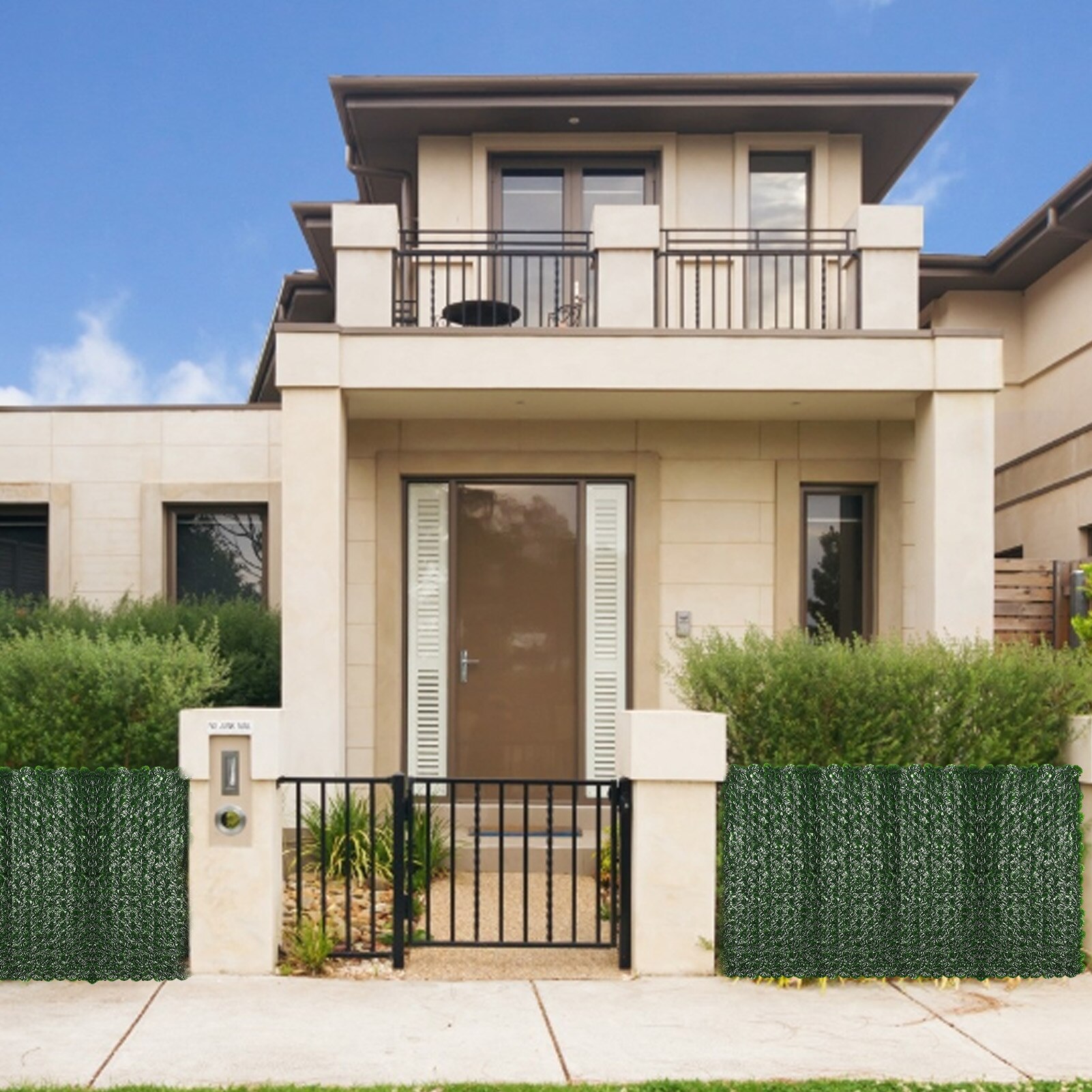 Artificial Leaf Screening Roll Landscaping Fence Privacy Fence Screen Outdoor Garden Backyard Balcony Fence Decorative Panel