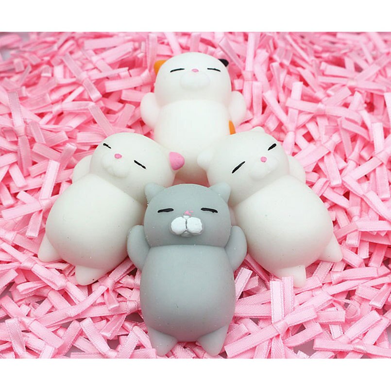 Squishy Kawaii Nette Karikatur Katze Weiche Langsam steigend Jumbo quetschen Anti-betonen-praktisch Gurt Anhänger freundlicher Dekompression Spielzeug